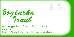 boglarka traub business card